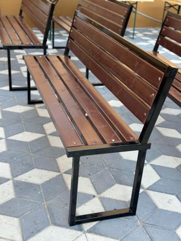 Banca de parc cu spatar 936 de la Mobilier Stradal Ygrocris Srl