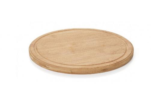 Platou din lemn de bambus diametru 30 cm de la Ad Horeca Concept Srl