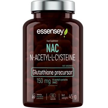 Supliment alimentar NAC N-Acetyl-L-Cysteine 90 capsule de la Krill Oil Impex Srl