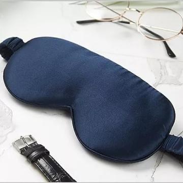 Masca pentru dormit din matase naturala Mulberry, Dark Blue de la Luxury Anis Srl