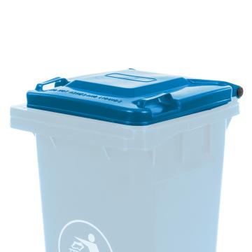 Capac albastru pentru container de gunoi de 120 litri de la Leziter Kft.