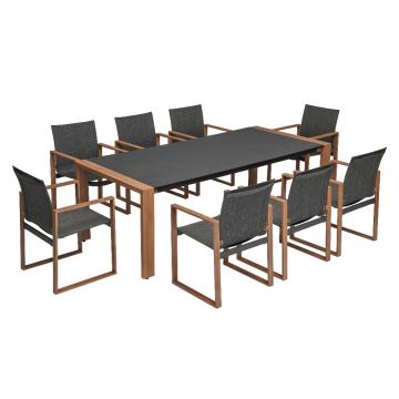 Set de masa de gradina din aluminiu Duisburg (8 persoane)