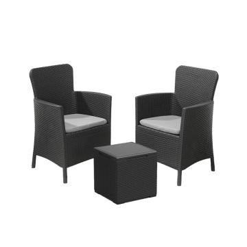 Set de mobilier de gradina Miami Balcony grafit