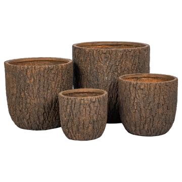 Set de 4 vase de gradina din ceramica