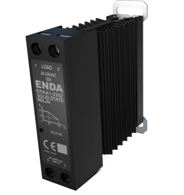Releu static monofazat SSR ENDA ERAA1-225Z 25A 90-240V AC de la Caldor Heat &Engineering Srl