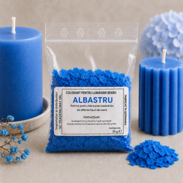Colorant lumanari Bekro - albastru, 25 g