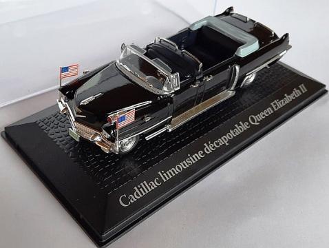 Macheta Cadillac 1959 Limo Queen Elizabeth II Paris, black