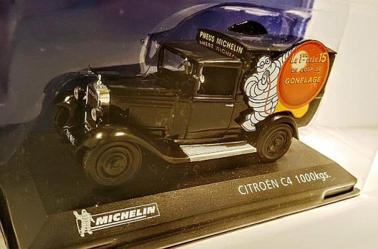 Macheta Citroen C4 1000 kgs Michelin, 1:43