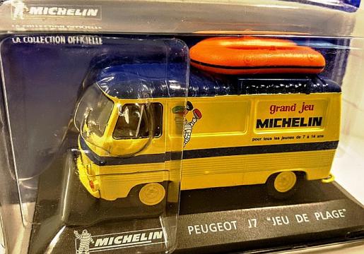 Macheta Peugeot J7 Michelin, 1:43