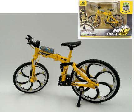 Macheta bicicleta Star M-22 1:10 galben Golden Wheel 03C de la Hobbyplanet Romania