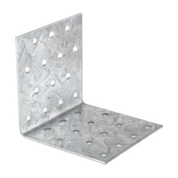 Vinclu placa perforata de imbinare lemn 80x80x60x2mm de la URBANIX SRL