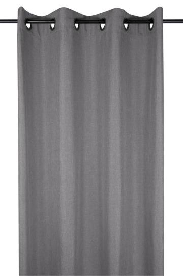 Draperie Bea 140X260 cm, culoare antracit, 100% poliester de la URBANIX SRL
