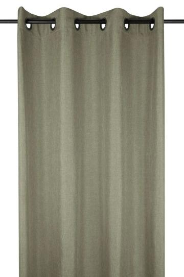 Draperie Bea 140X260 cm, culoare gri, 100% poliester de la URBANIX SRL