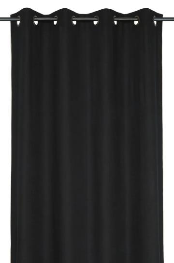 Draperie Helios 140X260 cm, culoare negru, 100% bumbac