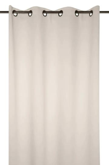 Draperie Notte 135X250 cm, culoare crem, 100% poliester de la URBANIX SRL