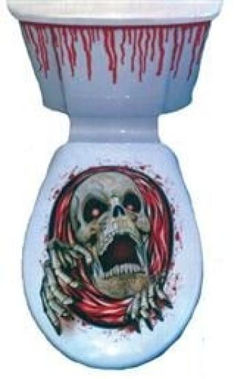 Accesoriu Halloween Decor pentru vasul de WC