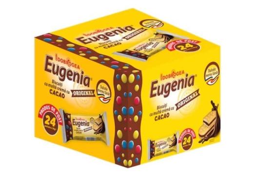 Biscuiti cu crema Eugenia - Dobrogea 24x36g de la KraftAdvertising Srl