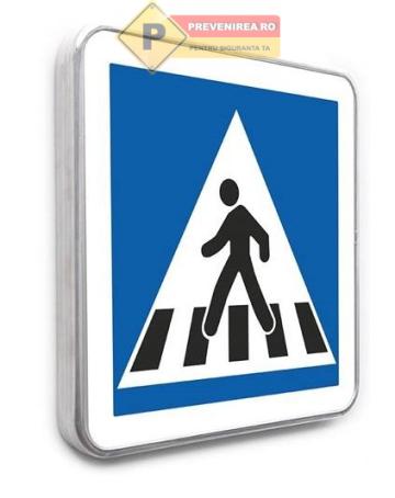 Indicator trecere de pietoni personalizat
