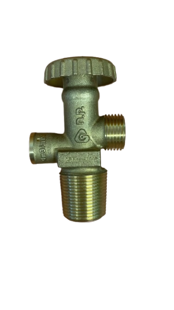 Robinet GPL cu supapa 28.6 mm vertical - 21.8mm orizontal de la Mooira Strategic 168 Srl
