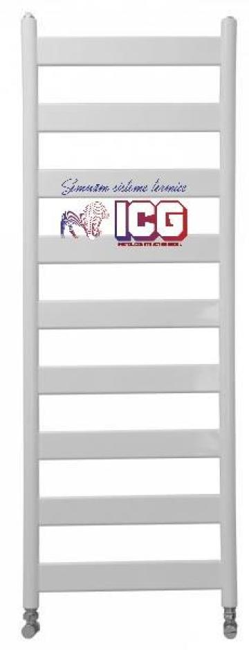 Radiator baie din aluminiu 500x1000 Sand Gray de la ICG Center