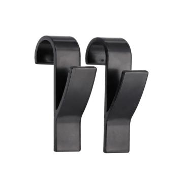 Carlig x2 pentru calorifer plastic - negru