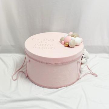 Cutie trusou handmade din catifea - Ursulet de la Milan Handmade Srl