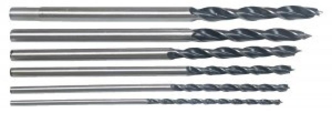Burghiu lemn coada lunga (6 bucati) Evotools de la URBANIX SRL