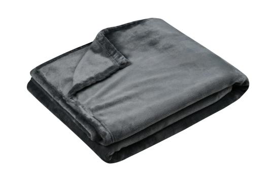 Patura Doudou 130X160 cm, culoare Antracit, 100% poliester de la URBANIX SRL