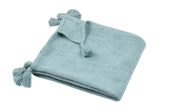 Patura Sanchez 125X150 cm, culoare Bleu/Verde, 100% bumbac de la URBANIX SRL