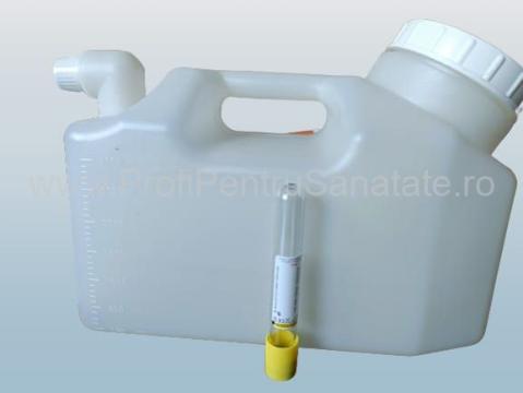 Set recipient urina 24h - 3000 ml cu eprubeta de transfer