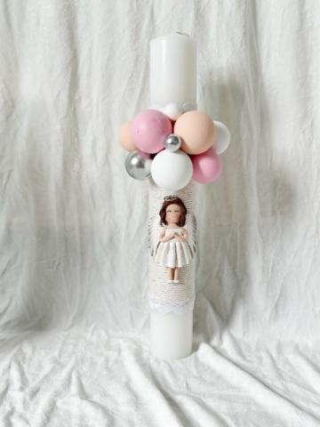 Lumanare personalizata Inger parafina de la Milan Handmade Srl