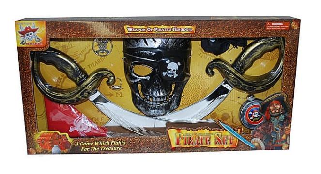 Set accesorii party arme pirati 8 piese de la Hobbyplanet Romania