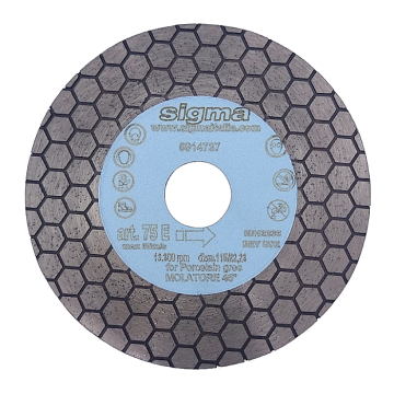 Disc diamantat Sigma 115 mm 75E - viata lunga de la Mgm Distributie Srl
