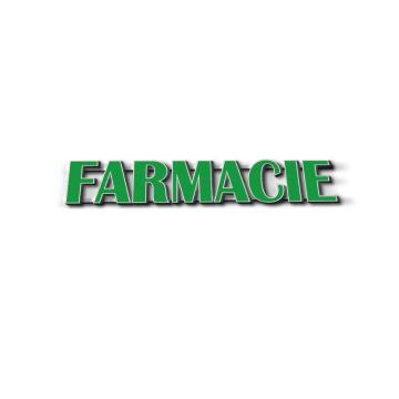 Litere volumetrice Farmacie - Modern Verde