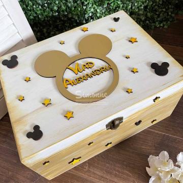 Cufar amintiri trusou botez Mickey Mouse, personalizat de la Simonne