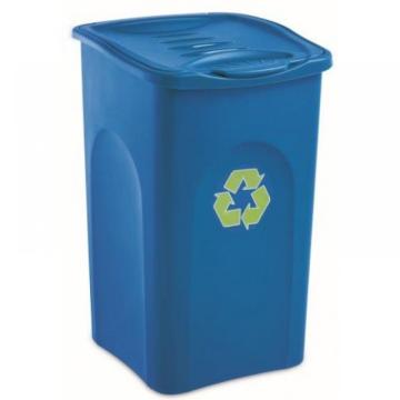 Tomberoane pentru reciclare deseuri 50L, culori: albastru de la Sanito Distribution Srl