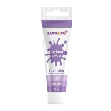 Colorant alimentar gel Mov lavanda, tub, 30g - Lumea